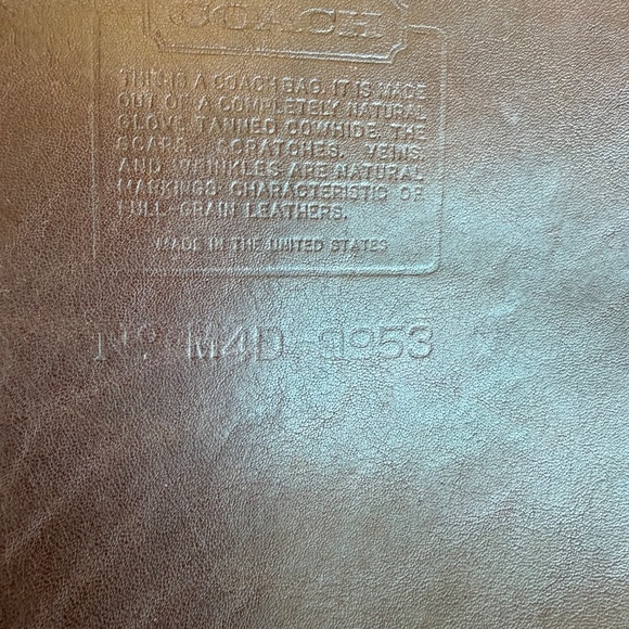 Coach Classic Legacy Helen Berg's Duffle Sac Bucket Bag with rare hide stamp - Picture 6 of 10